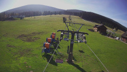 Dolní část sjezdovky Skiareálu Ramzová