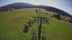 Dolní část sjezdovky Skiareálu Ramzová