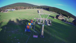 Dolní část sjezdovky Skiareálu Ramzová