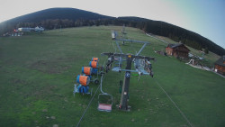 Dolní část sjezdovky Skiareálu Ramzová