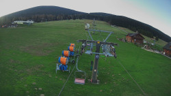 Dolní část sjezdovky Skiareálu Ramzová