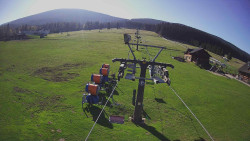 Dolní část sjezdovky Skiareálu Ramzová