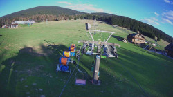 Dolní část sjezdovky Skiareálu Ramzová