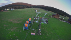 Dolní část sjezdovky Skiareálu Ramzová