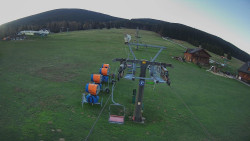 Dolní část sjezdovky Skiareálu Ramzová