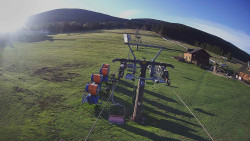 Dolní část sjezdovky Skiareálu Ramzová