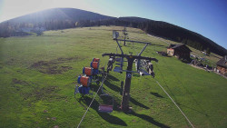 Dolní část sjezdovky Skiareálu Ramzová