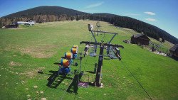 Dolní část sjezdovky Skiareálu Ramzová