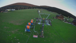 Dolní část sjezdovky Skiareálu Ramzová