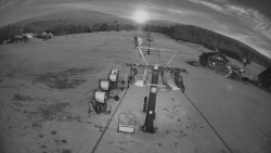 Dolní část sjezdovky Skiareálu Ramzová