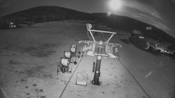 Dolní část sjezdovky Skiareálu Ramzová