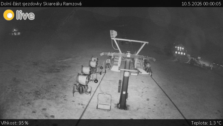 Horské atrakce Ramzová - Dolní část sjezdovky Skiareálu Ramzová - 10.5.2026 v 00:00