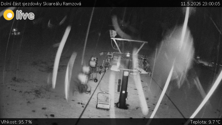 Horské atrakce Ramzová - Dolní část sjezdovky Skiareálu Ramzová - 11.5.2026 v 23:00