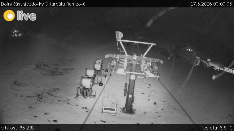 Horské atrakce Ramzová - Dolní část sjezdovky Skiareálu Ramzová - 17.5.2026 v 00:00