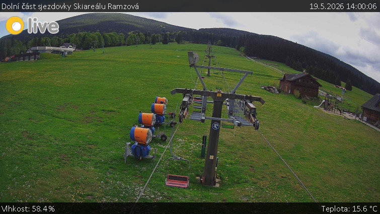 Horské atrakce Ramzová - Dolní část sjezdovky Skiareálu Ramzová - 19.5.2026 v 14:00