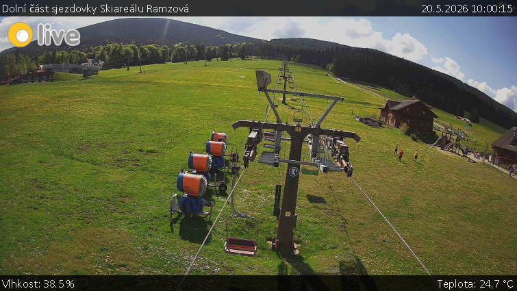 Horské atrakce Ramzová - Dolní část sjezdovky Skiareálu Ramzová - 20.5.2026 v 10:00