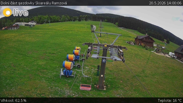 Horské atrakce Ramzová - Dolní část sjezdovky Skiareálu Ramzová - 20.5.2026 v 14:00