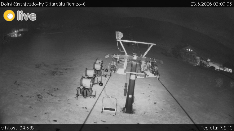 Horské atrakce Ramzová - Dolní část sjezdovky Skiareálu Ramzová - 23.5.2026 v 03:00