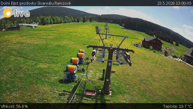 Horské atrakce Ramzová - Dolní část sjezdovky Skiareálu Ramzová - 23.5.2026 v 13:00