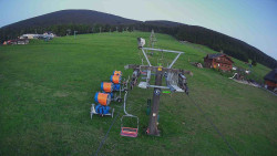 Dolní část sjezdovky Skiareálu Ramzová