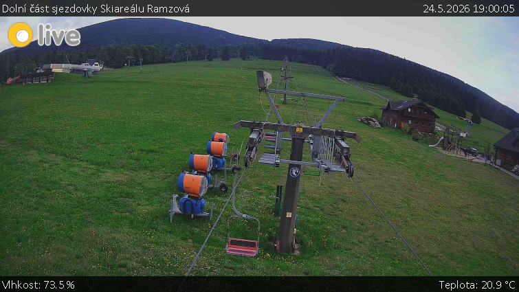 Horské atrakce Ramzová - Dolní část sjezdovky Skiareálu Ramzová - 24.5.2026 v 19:00