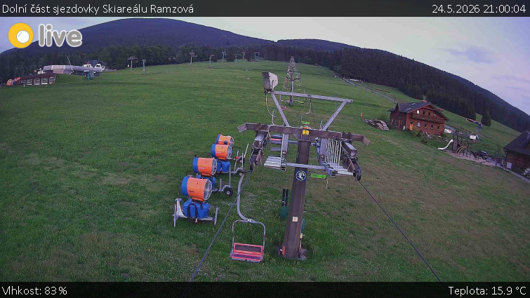Horské atrakce Ramzová - Dolní část sjezdovky Skiareálu Ramzová - 24.5.2026 v 21:00