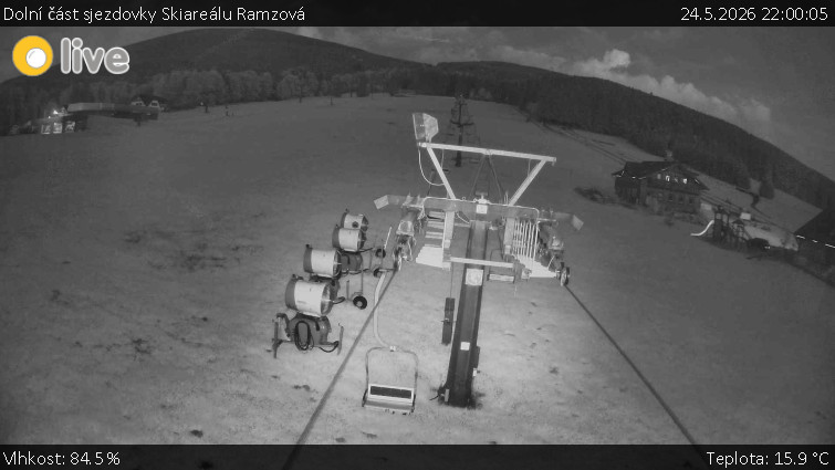 Horské atrakce Ramzová - Dolní část sjezdovky Skiareálu Ramzová - 24.5.2026 v 22:00