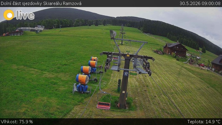 Horské atrakce Ramzová - Dolní část sjezdovky Skiareálu Ramzová - 30.5.2026 v 09:00