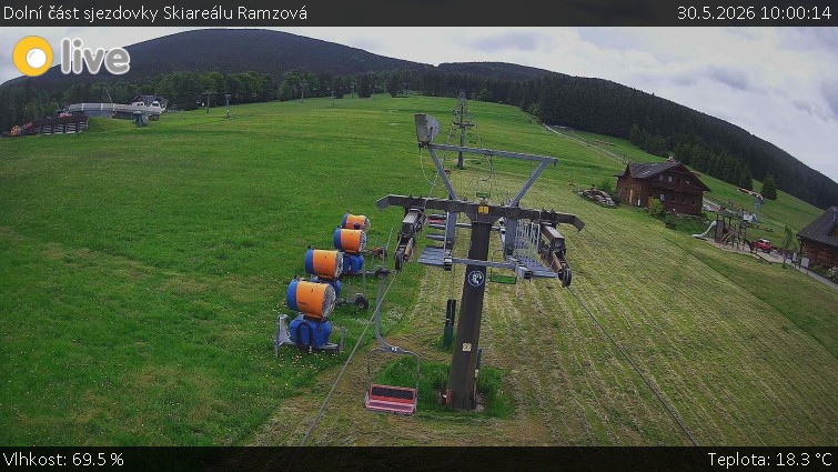 Horské atrakce Ramzová - Dolní část sjezdovky Skiareálu Ramzová - 30.5.2026 v 10:00