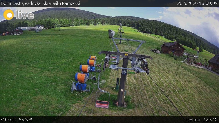 Horské atrakce Ramzová - Dolní část sjezdovky Skiareálu Ramzová - 30.5.2026 v 16:00