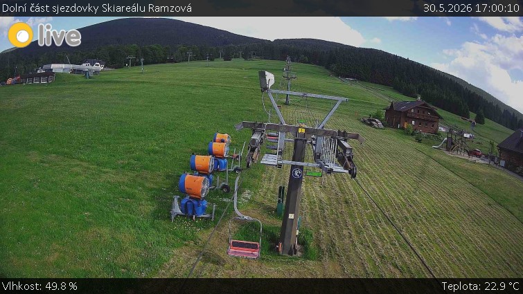 Horské atrakce Ramzová - Dolní část sjezdovky Skiareálu Ramzová - 30.5.2026 v 17:00