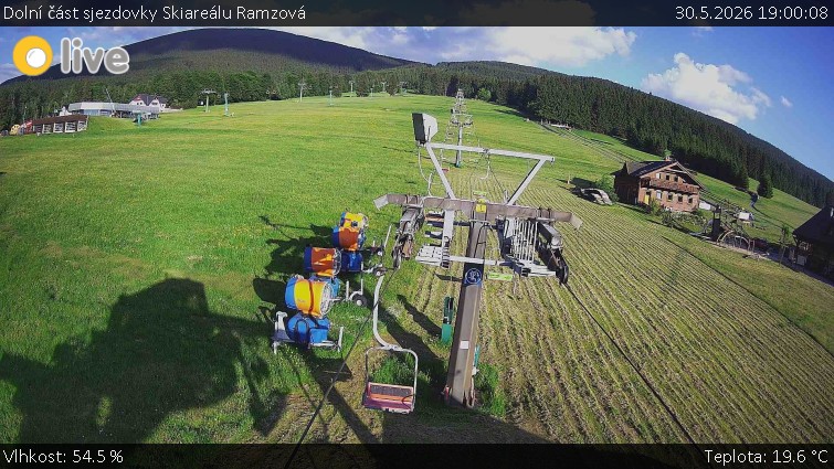 Horské atrakce Ramzová - Dolní část sjezdovky Skiareálu Ramzová - 30.5.2026 v 19:00