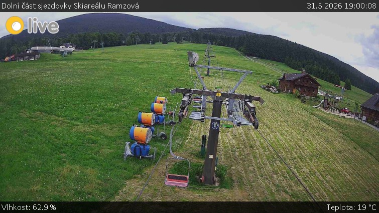 Horské atrakce Ramzová - Dolní část sjezdovky Skiareálu Ramzová - 31.5.2026 v 19:00