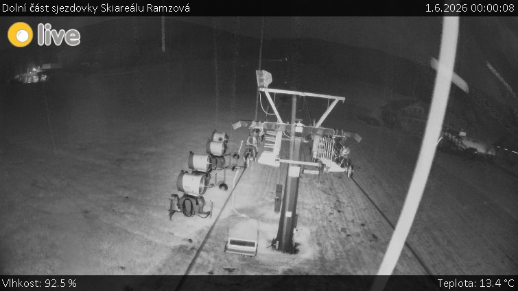 Horské atrakce Ramzová - Dolní část sjezdovky Skiareálu Ramzová - 1.6.2026 v 00:00