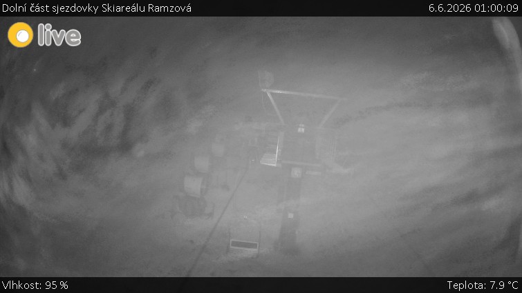Horské atrakce Ramzová - Dolní část sjezdovky Skiareálu Ramzová - 6.6.2026 v 01:00