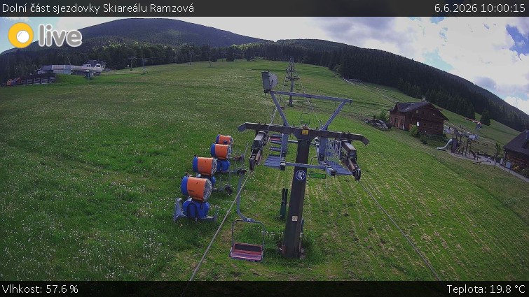 Horské atrakce Ramzová - Dolní část sjezdovky Skiareálu Ramzová - 6.6.2026 v 10:00