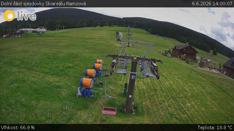 Horské atrakce Ramzová - Dolní část sjezdovky Skiareálu Ramzová - 6.6.2026 v 14:00