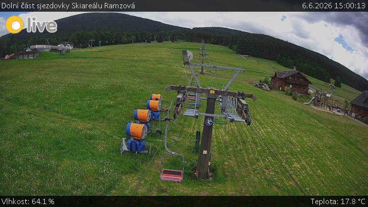 Horské atrakce Ramzová - Dolní část sjezdovky Skiareálu Ramzová - 6.6.2026 v 15:00