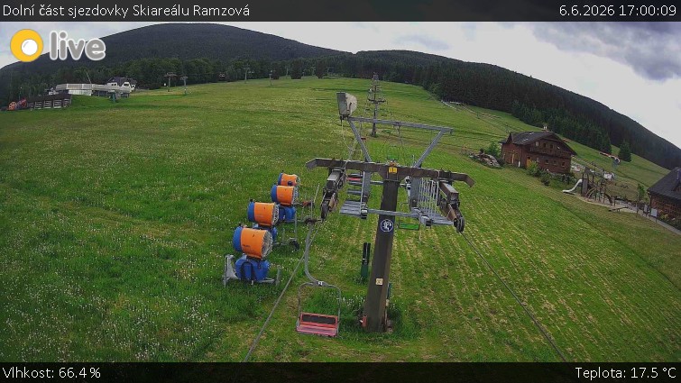 Horské atrakce Ramzová - Dolní část sjezdovky Skiareálu Ramzová - 6.6.2026 v 17:00