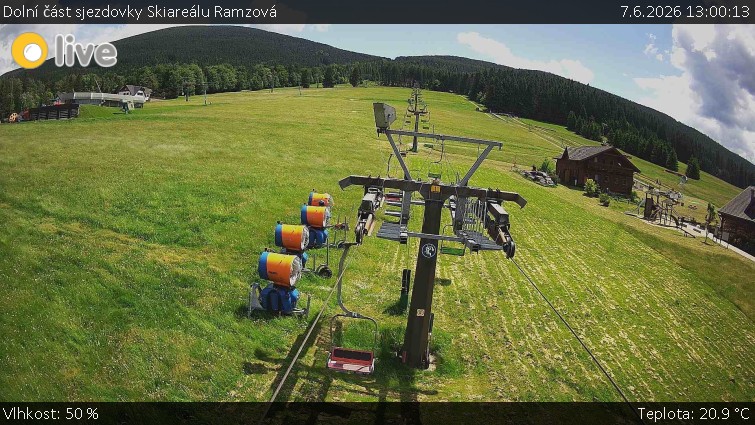 Horské atrakce Ramzová - Dolní část sjezdovky Skiareálu Ramzová - 7.6.2026 v 13:00