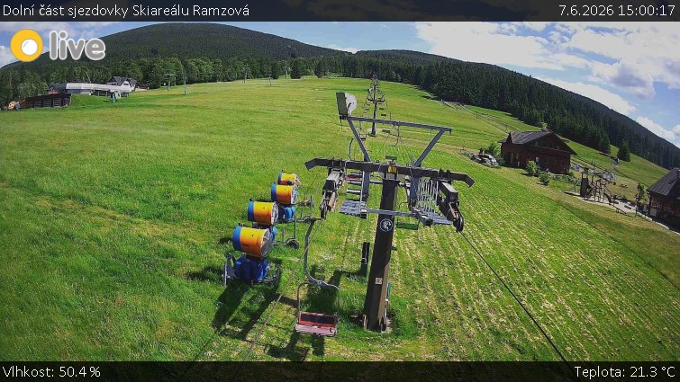 Horské atrakce Ramzová - Dolní část sjezdovky Skiareálu Ramzová - 7.6.2026 v 15:00