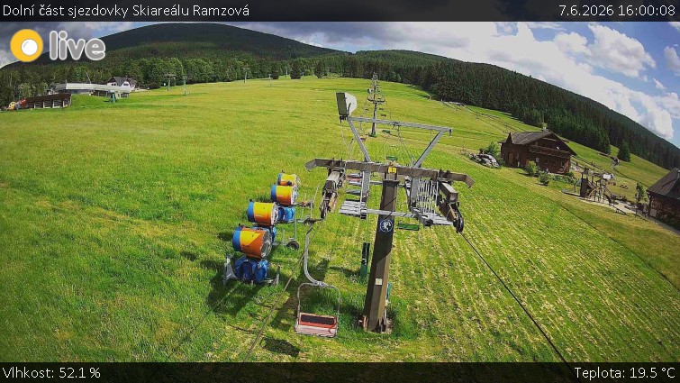 Horské atrakce Ramzová - Dolní část sjezdovky Skiareálu Ramzová - 7.6.2026 v 16:00