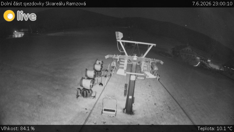 Horské atrakce Ramzová - Dolní část sjezdovky Skiareálu Ramzová - 7.6.2026 v 23:00