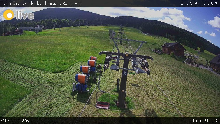 Horské atrakce Ramzová - Dolní část sjezdovky Skiareálu Ramzová - 8.6.2026 v 10:00