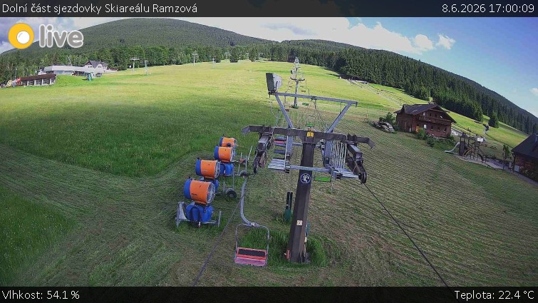 Horské atrakce Ramzová - Dolní část sjezdovky Skiareálu Ramzová - 8.6.2026 v 17:00