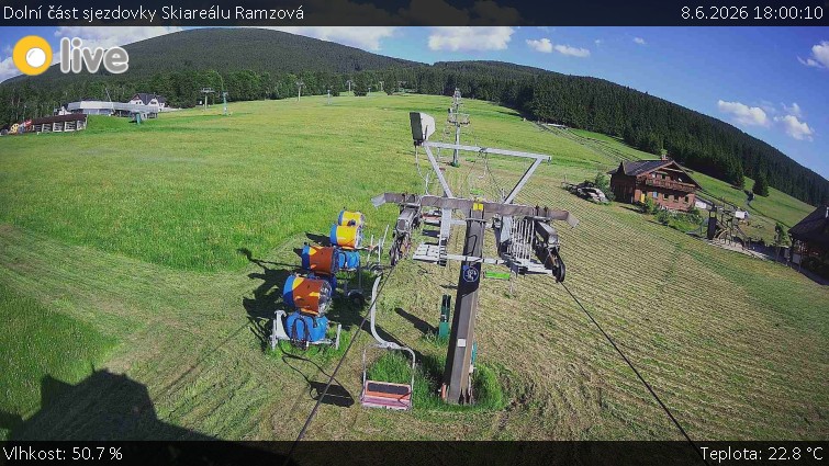Horské atrakce Ramzová - Dolní část sjezdovky Skiareálu Ramzová - 8.6.2026 v 18:00