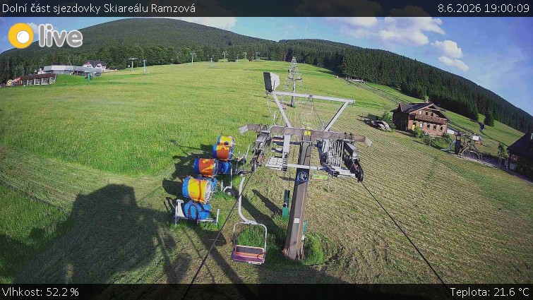 Horské atrakce Ramzová - Dolní část sjezdovky Skiareálu Ramzová - 8.6.2026 v 19:00