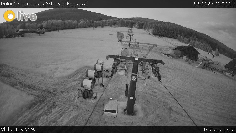 Horské atrakce Ramzová - Dolní část sjezdovky Skiareálu Ramzová - 9.6.2026 v 04:00