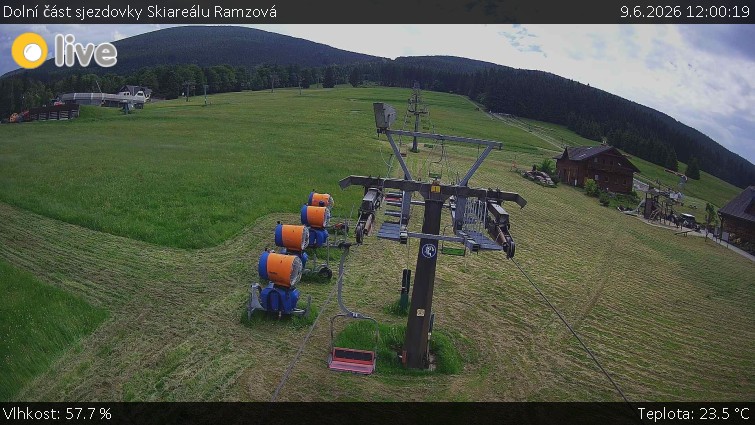 Horské atrakce Ramzová - Dolní část sjezdovky Skiareálu Ramzová - 9.6.2026 v 12:00