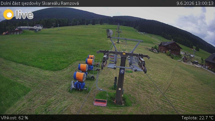 Horské atrakce Ramzová - Dolní část sjezdovky Skiareálu Ramzová - 9.6.2026 v 13:00